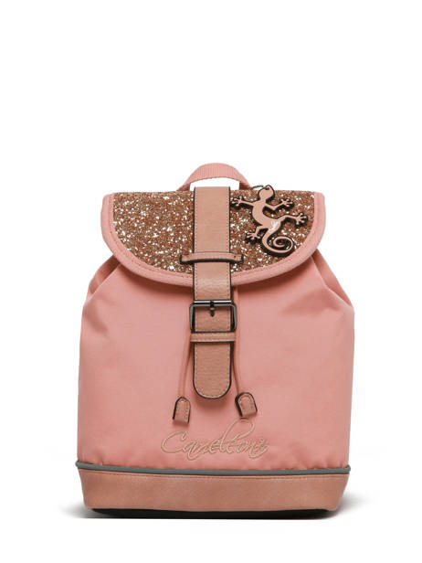 Rugzak 1 Compartiment Cameleon Roze vintage fantasy SD25 ander zicht 6